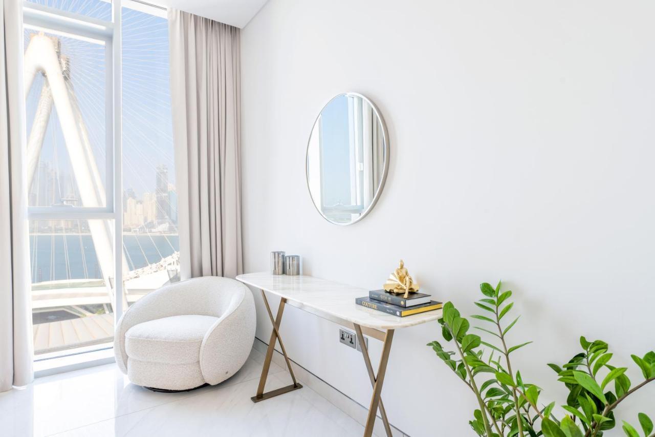 Spectacular 3 Bedroom Condo With Maids Room Facing The Dubai Eye Bagian luar foto